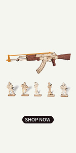 ROKR 3D Wooden Puzzles Model Kit Toy Gift Mechanical Model Brain Teaser for Adults to Build Gift for...