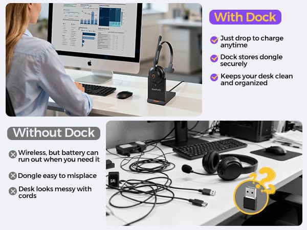 wireless headphones with mic