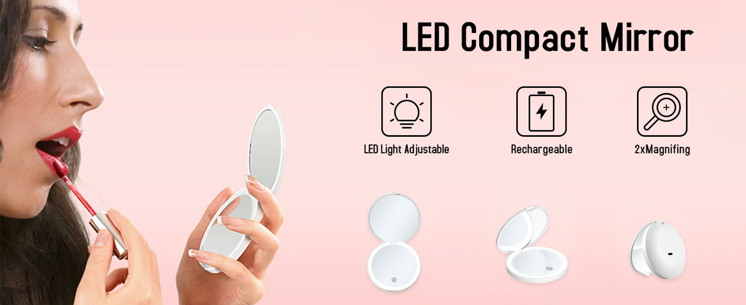 light up compact mirror