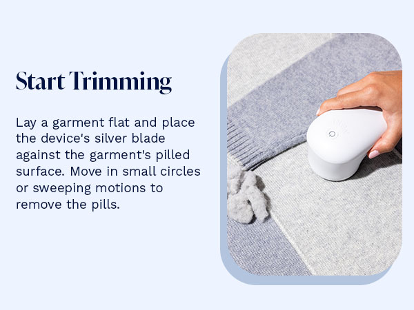 The Nori Trim Fabric Trimmer For Pill on Clothing and Furniture