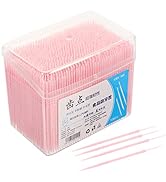 FOMIYES 1000pcs Disposable Toothpicks, Double- Head Plastic Toothpicks, Interdental Toothpick Flo...