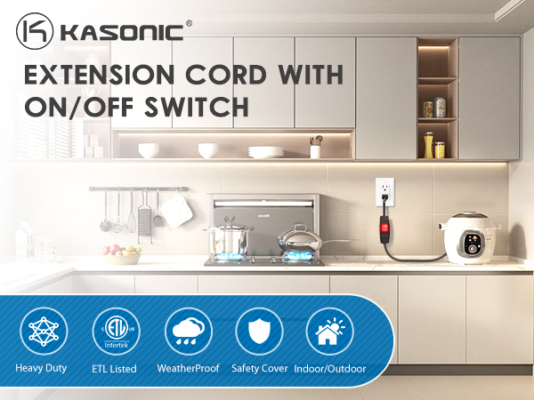 3 Outlet Extension Cord