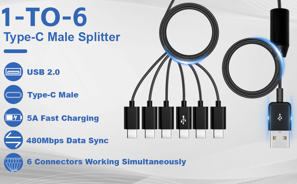 usb c multi charging cable