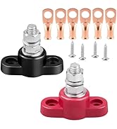 AMAKE 2 Pack 12V 250A Power Distribution Block 5/16