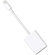 Lightning to SD Card Camera Reader Digital Camera SD Card Reader for Select iPhone, iPad and iPod...