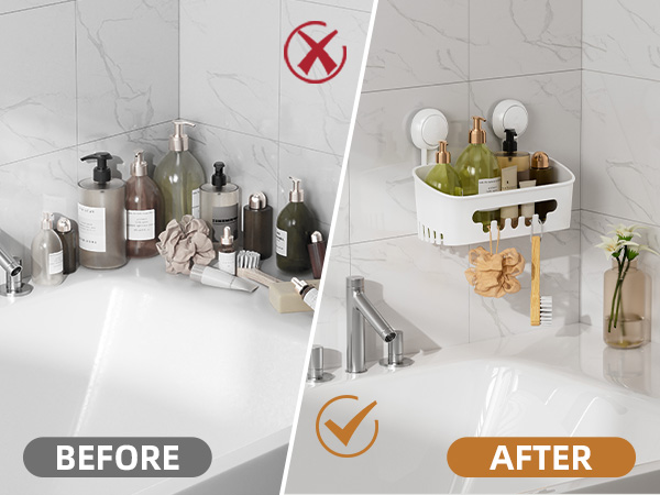 suction shower shelf shower caddy with hooks suction cups for shower caddy shower shelf suction cup