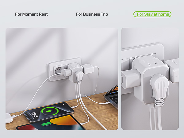 european travel plug adapter charger travel essentials for men women girl 