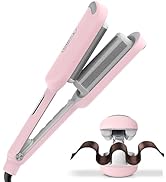 Hair Crimper Waver Hair Tool - TYMO Deep Waver Curling Iron, Ionic Beach Waves Curling Wand with ...