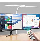 KableRika Desk lamp,Double Head LED Desk Clamp Lamp with Remote,Architect Desk Lights for Home Of...