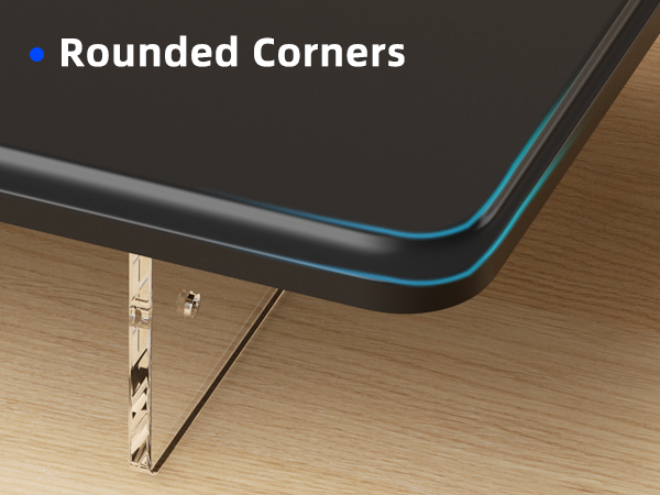 Rounded edges and stacked design