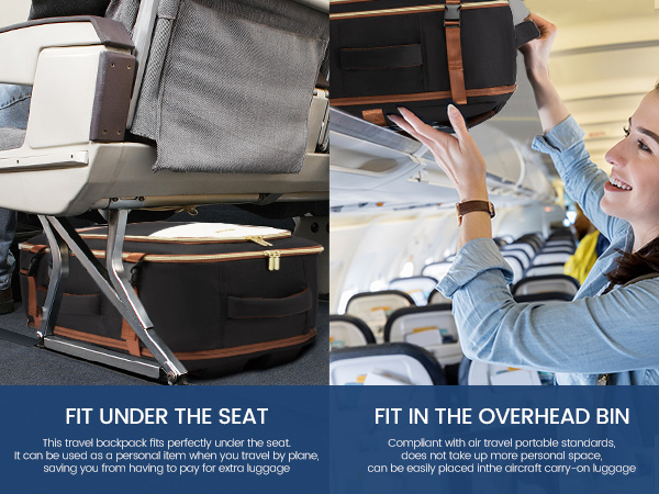 backpack for traveling on airplane