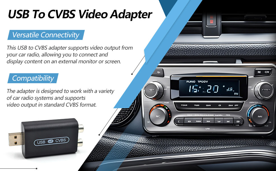 USB to CVBS Video Adapter
