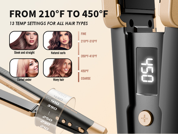  Hair Straightener Flat Iron