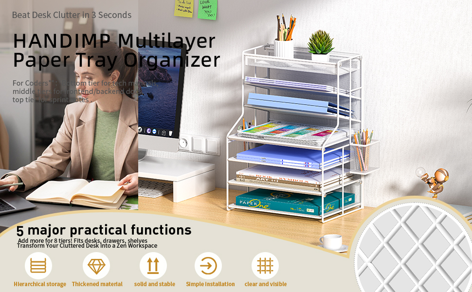 Desk File Organizer