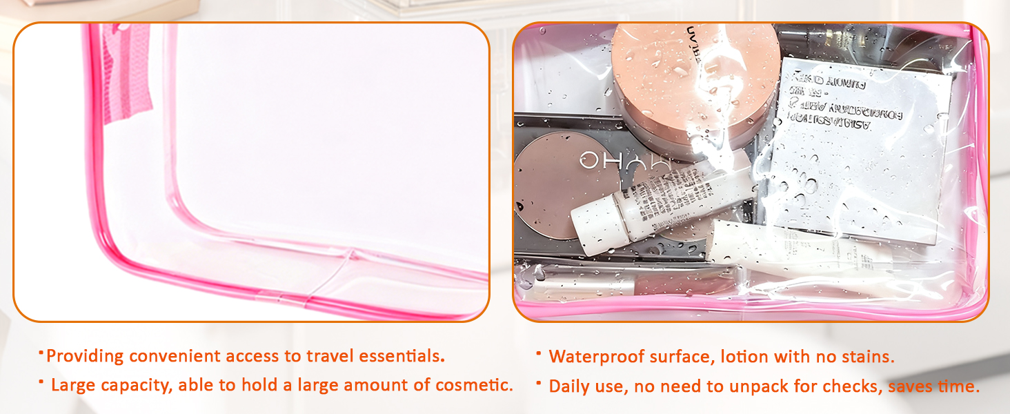 travel pouches have a sturdy and smooth zipper