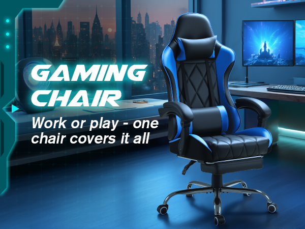 Homall Blue Gaming Chair