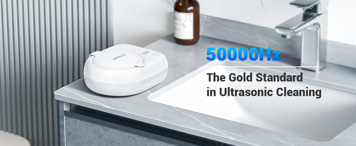 Ultrasonic Retainer Cleaner Machine dental cleaning pod compact portable cordless