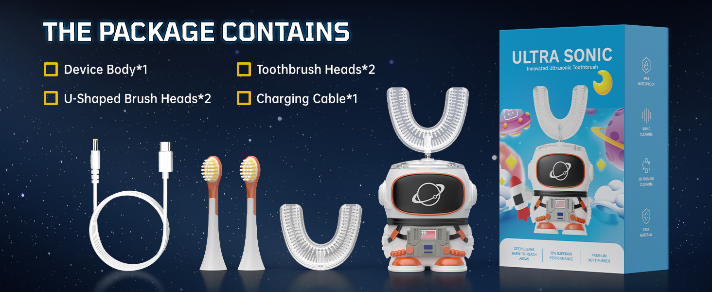 Kids Electric Toothbrush Packaging