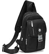 NICGID Sling Bag Chest Shoulder Backpack Crossbody Bags for iPad Tablet Outdoor Hiking Men Women