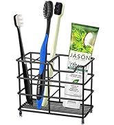 Urbanstrive 304 Stainless Steel Bathroom Toothbrush Holder Toothpaste Holder Stand Bathroom Acces...