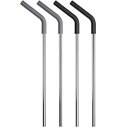 Simple Modern Stainless Steel with Silicone Tipped Reusable Straws | Toxin Free and Waste Reducin...
