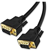 XANHAM 3.3 Feet(1 Meter) RS232 Null Modem Cable DB9 2 3 Cross TX RX Line Double Shielded(Metal Br...
