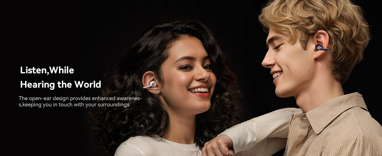 JOYROOM OE3 Clip-On Earbuds, Wireless Open Ear Earbuds