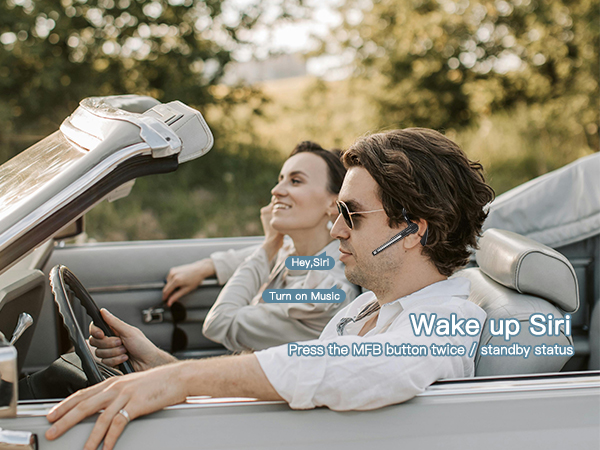 the Bluetooth headset for cellphone supports voice assistant.