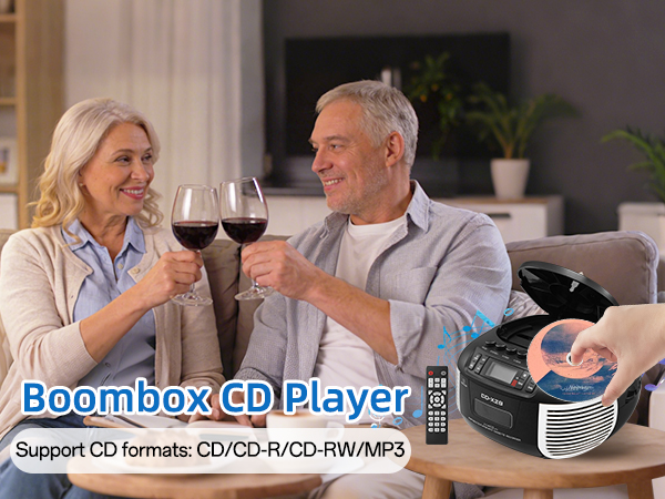 CD and Cassette Player