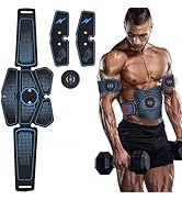 eAnjoy Fitness Belt, ABS Muscle Toner, Abdominal Toning Belt Muscle Trainer, Portable Fitness Tra...