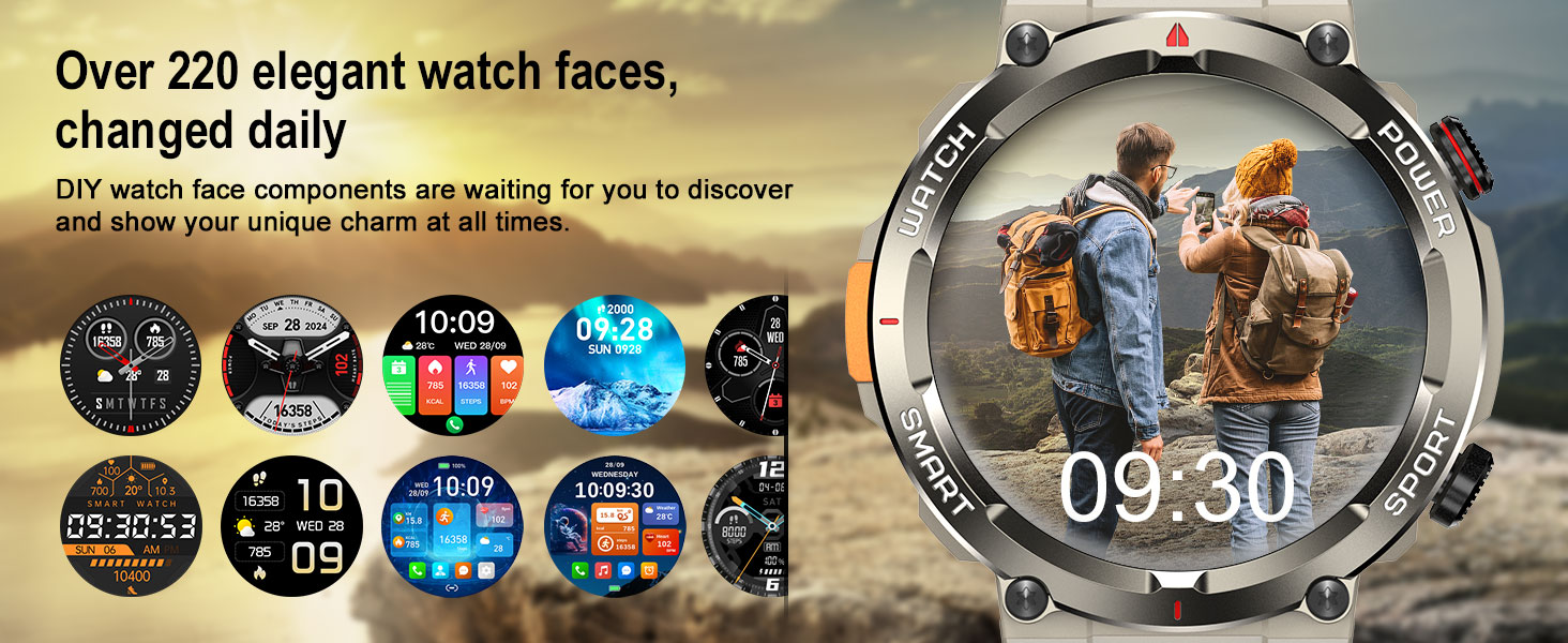 Customizable /downloadable watch faces