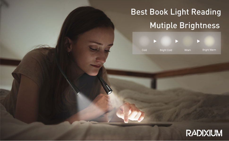 Hanging neck book lamp