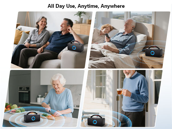 Portable speaker for TV