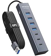 6Ft 7-Port USB 3.0 Hub for Desktop