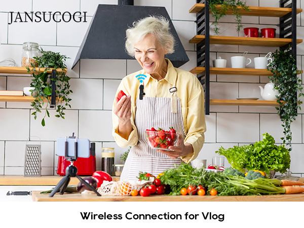 Wireless Connection for Vlog usb c microphone