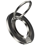 Magnetic Phone Ring Grip, Dual-Side Magnetic Phone Stand MagSafe Finger Loop Kickstand for iPhone...