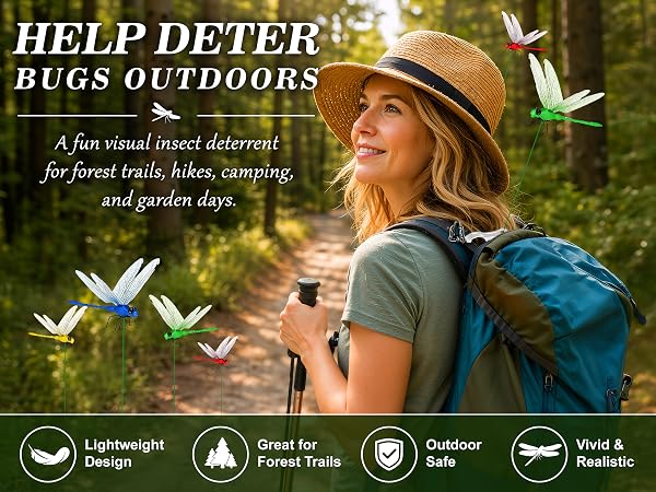 dragon fly clips for bugs repellent