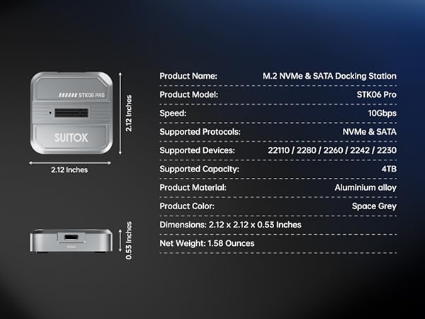 Ultra-portable M2 usb adapter weighing only 1.58oz for tech engineers and travel.