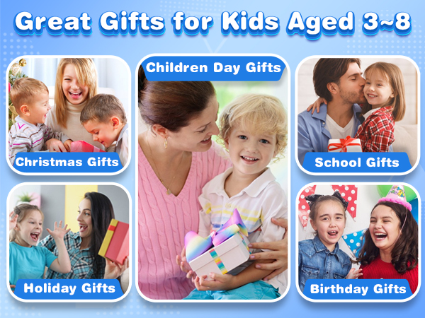 Kids Smart Phone Toys for Girls Ages 3-7 with Dual Camera - Toddler Phone Toys