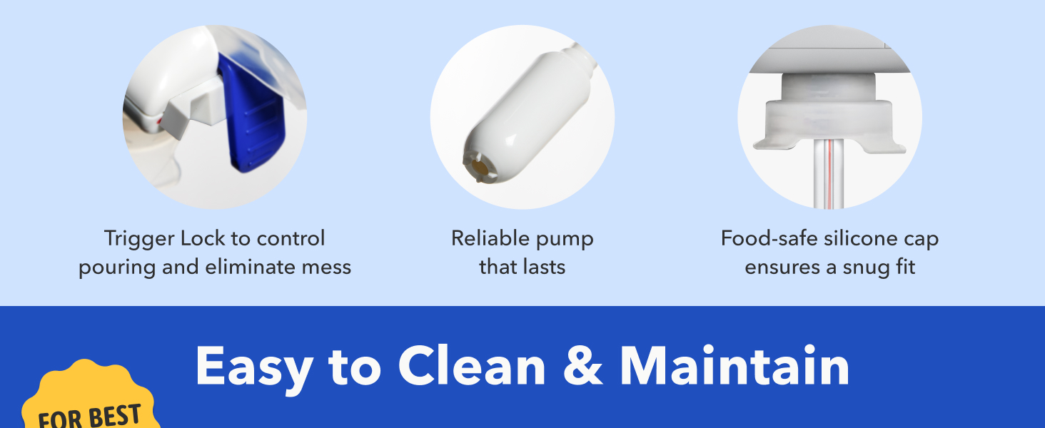 easy to clean and maintain