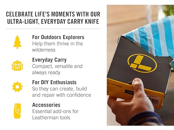 Celebrate Life's Moments with Our Ultra-light, Everyday Carry Knife