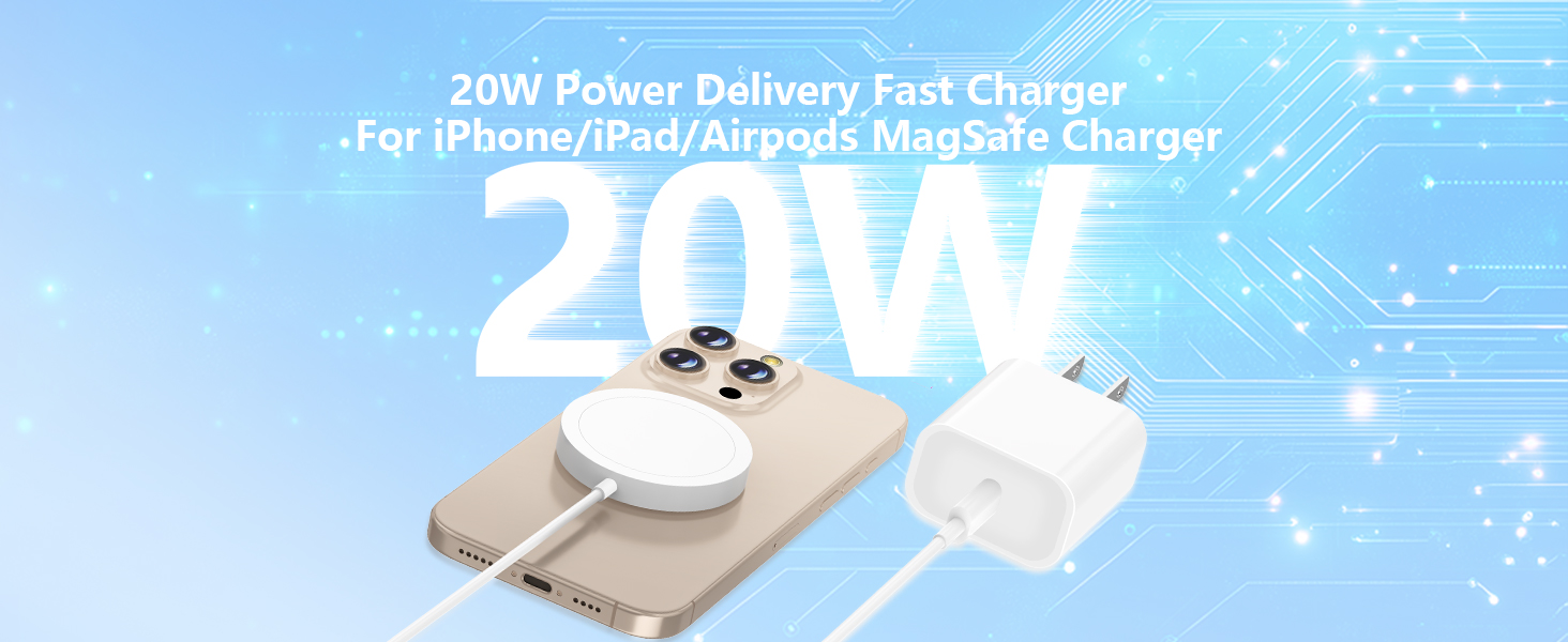 MFi Certified iPhone 14 Charger Fast Charging 2Pack PD 20W USB C Chargers Block Type C Wall Charger