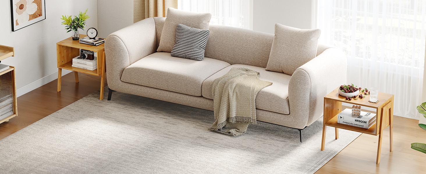 nightstands night stands set of 2 Stackable Side Tables bamboo end tables