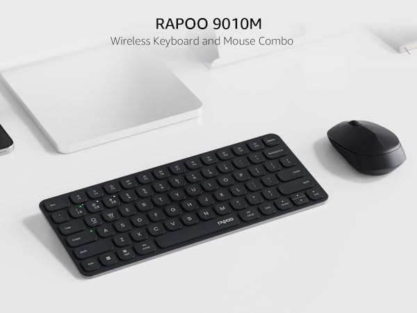 RAPOO 9010M Wireless Keyboard and Mouse Combo