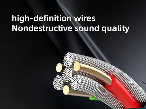 high-definition wires Nondestructive sound quality
