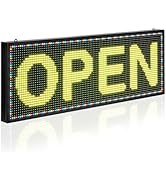 VEVOR Programmable LED Sign, P10 Full Color Flexible Digital Scrolling Panel, DIY Custom Text Pat...