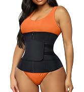 TrainingGirl Women Waist Trainer Cincher Corset Tummy Control Workout Sweat Band Slimmer Belly Be...