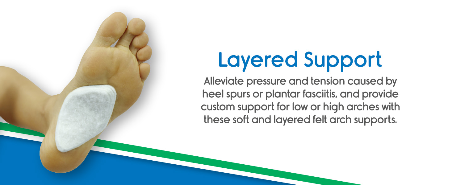 High arch support inserts for women and men - arch support pads