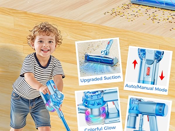 kids vacuum main functions