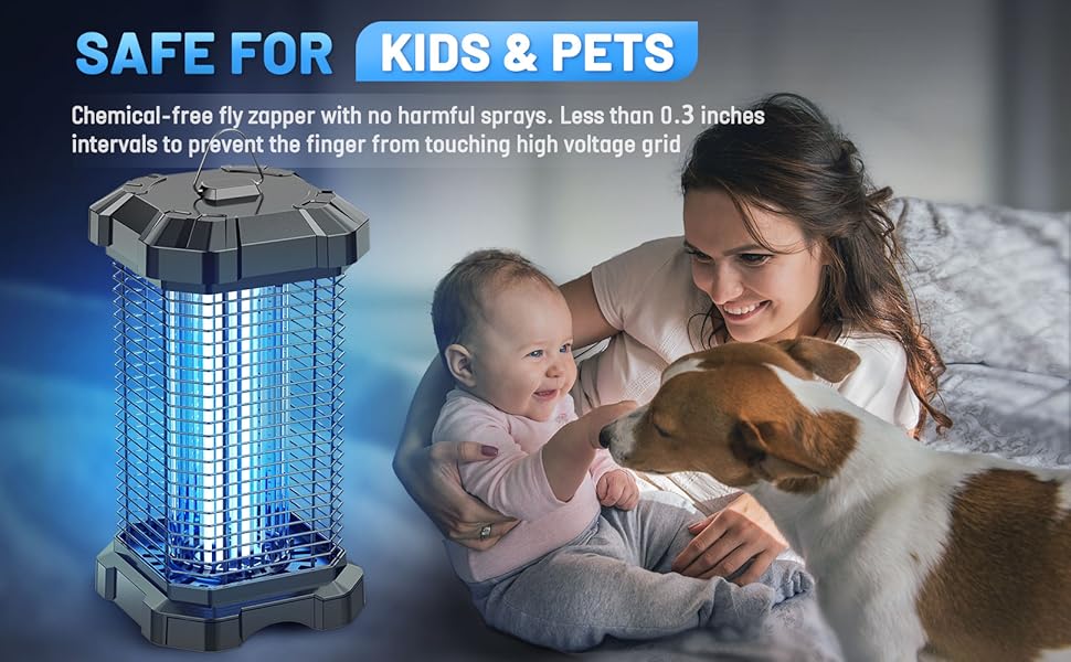 Mosquito zapper indoor safe for kids&amp;amp;pets